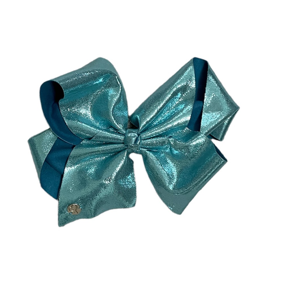 Girls Teal Hair Bow